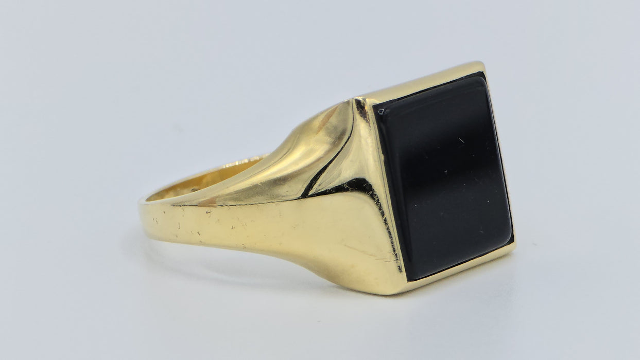 14k onyx ring